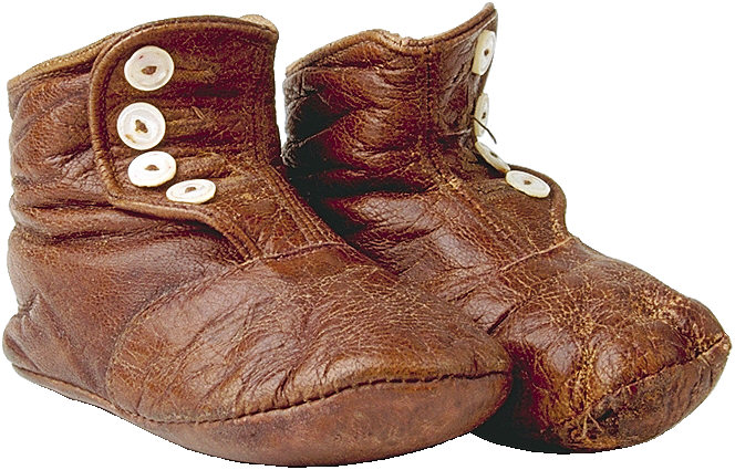 Antique baby shoes